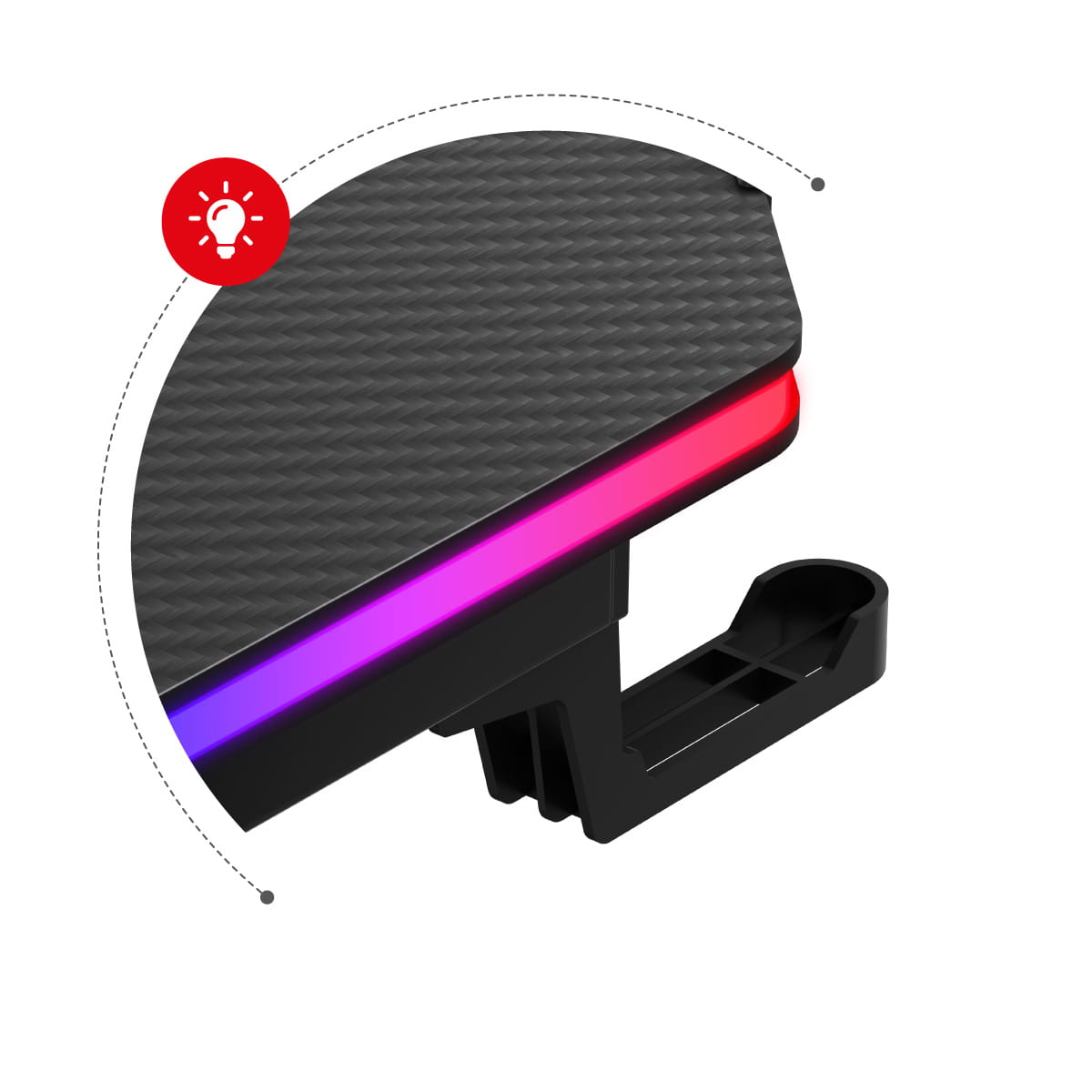 Huzaro Hero 4.8 Gaming-Schreibtisch RGB LED