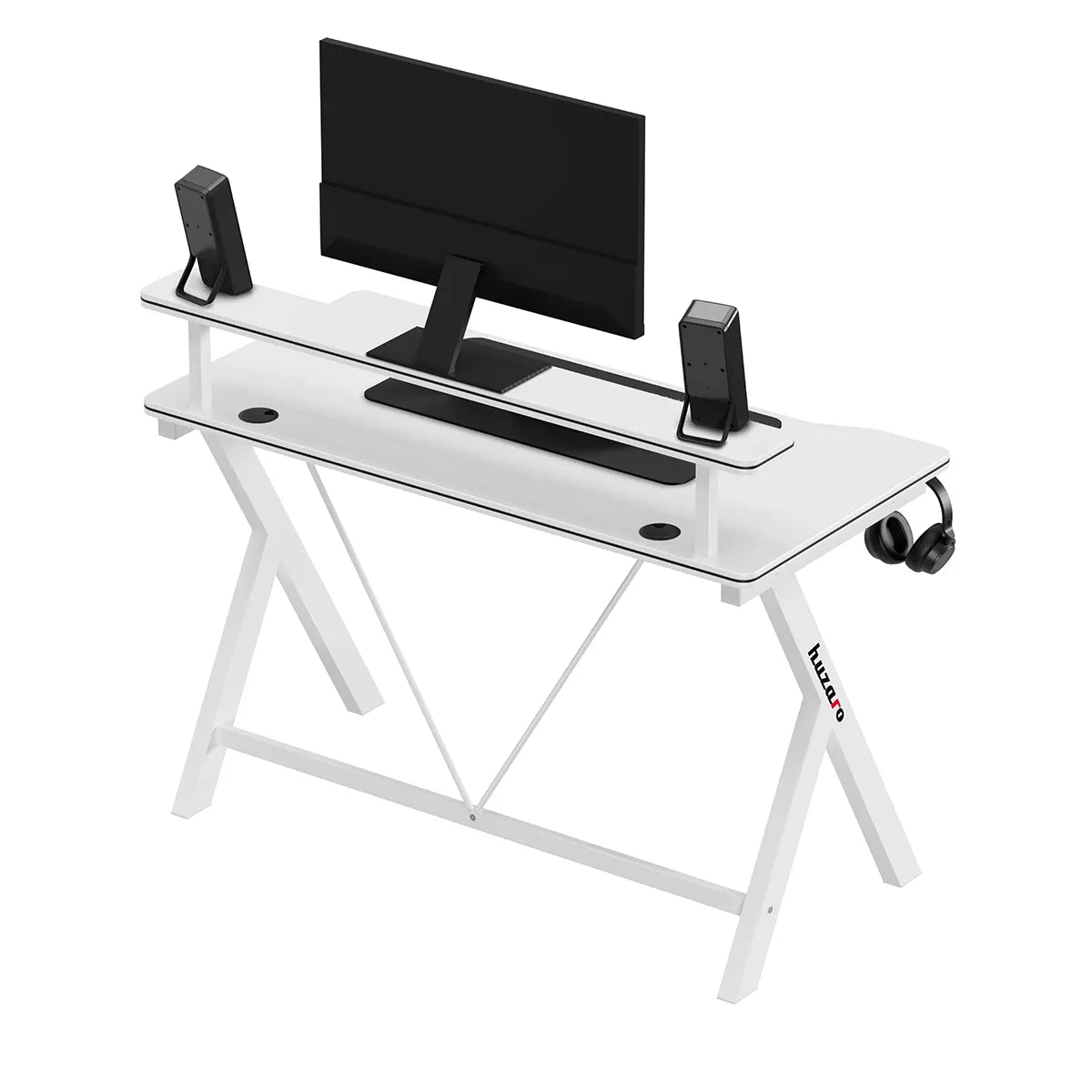 Gaming-Schreibtisch 120 cm Huzaro Hero 1.9 Weiß