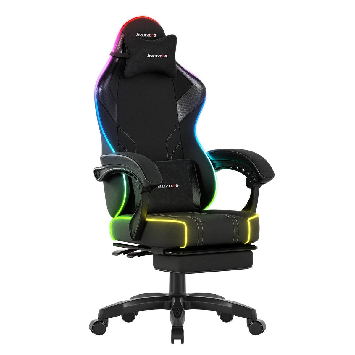 Huzaro Force 3.7 RGB LED Black Gaming-Stuhl