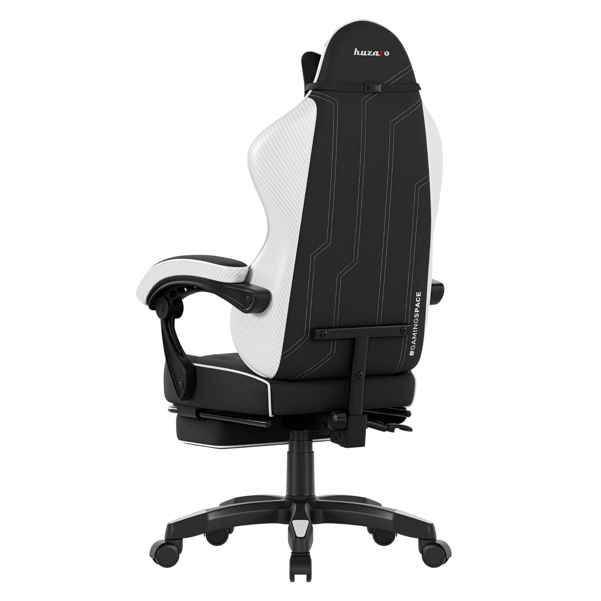 Huzaro Force 3.7 Weißer Carbon-Gaming-Stuhl