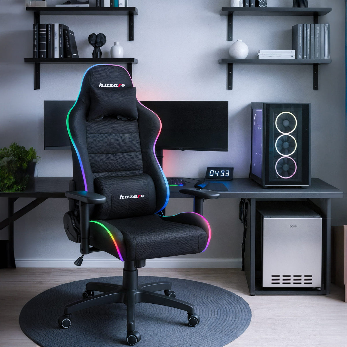 HUZARO RANGER 6.0 RGB LED Mesh Gaming-Stuhl für Kinder