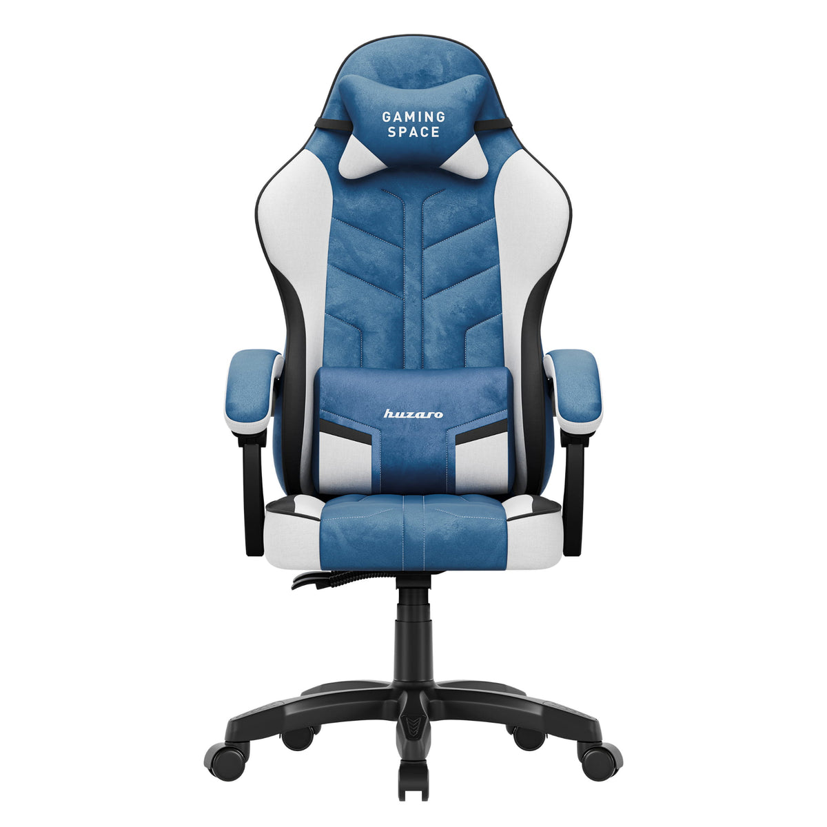 Huzaro Force 2.7 Gaming-Stuhl aus blauem Samt 