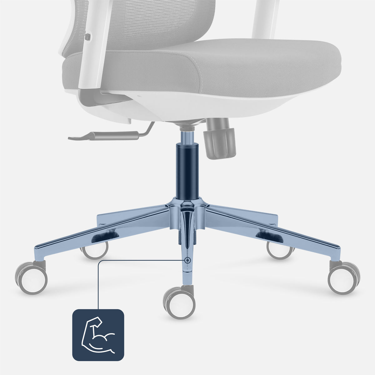 Mark Adler Manager 3.3 Weiß Ergonomischer Bürostuhl