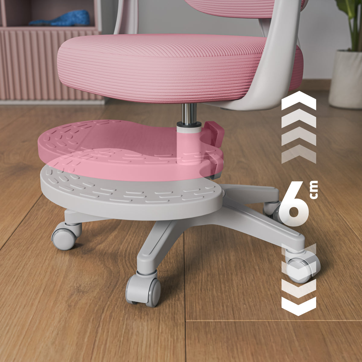 Ergonomischer Kinderstuhl Mark Adler Junior 4.4 Pink