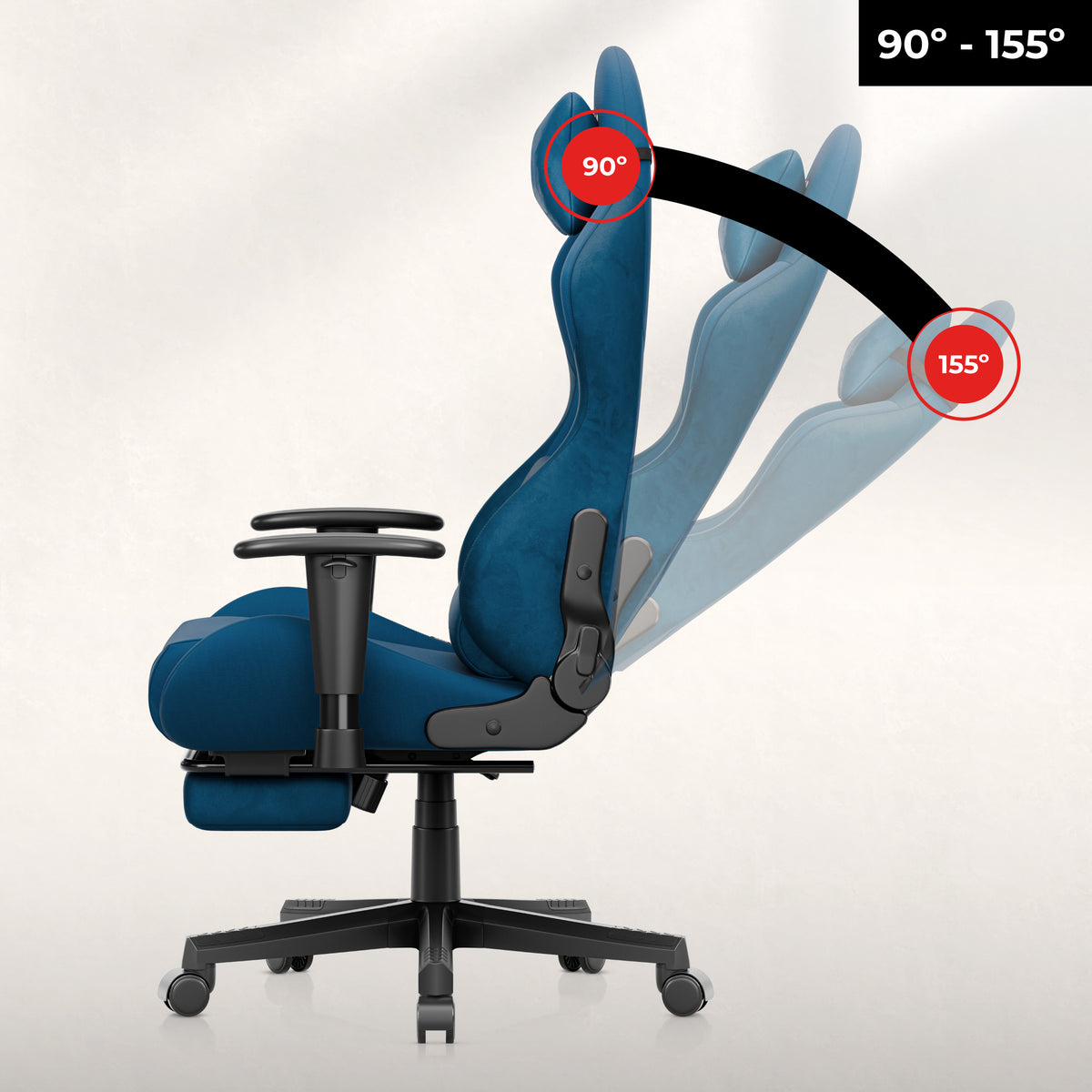 Huzaro Force 5.7 Blauer Gaming-Stuhl