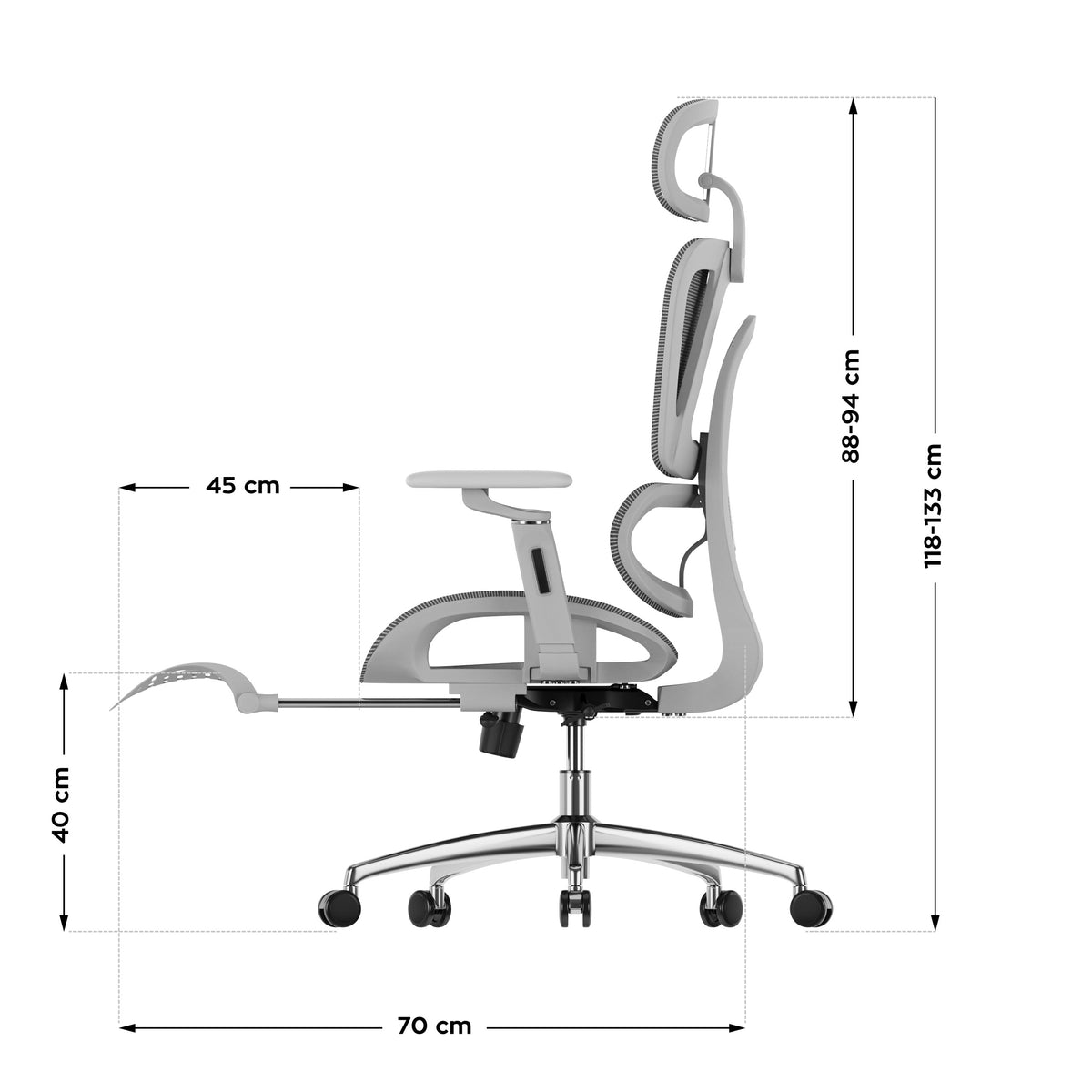 Mark Adler Expert 7.9 Grau Ergonomischer Bürostuhl