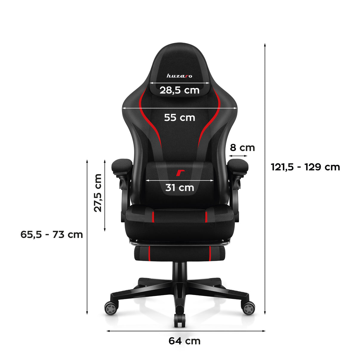 Huzaro Force 4.6 Carbon Gaming-Stuhl