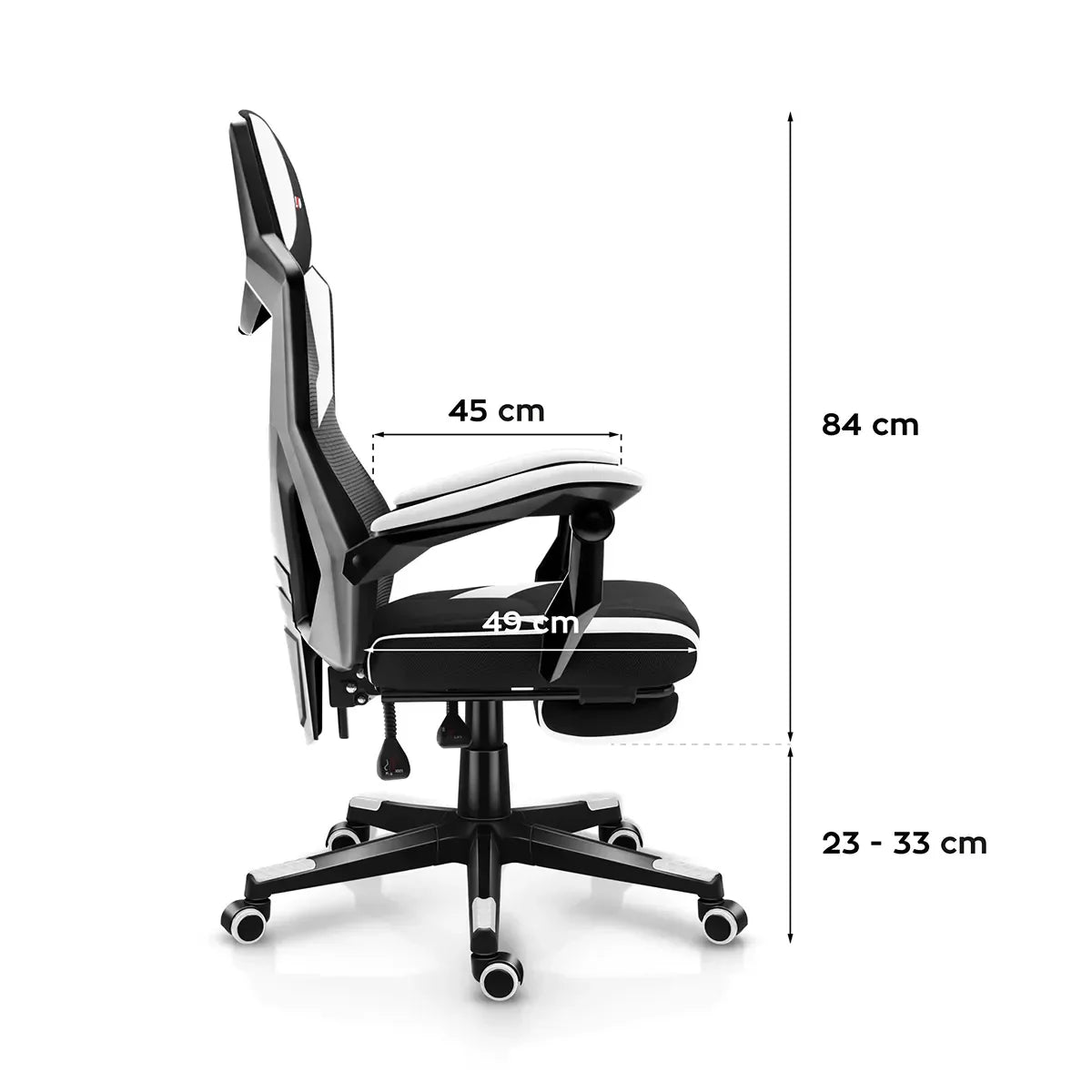 Huzaro Combat 3.1 Grau Gaming Stuhl