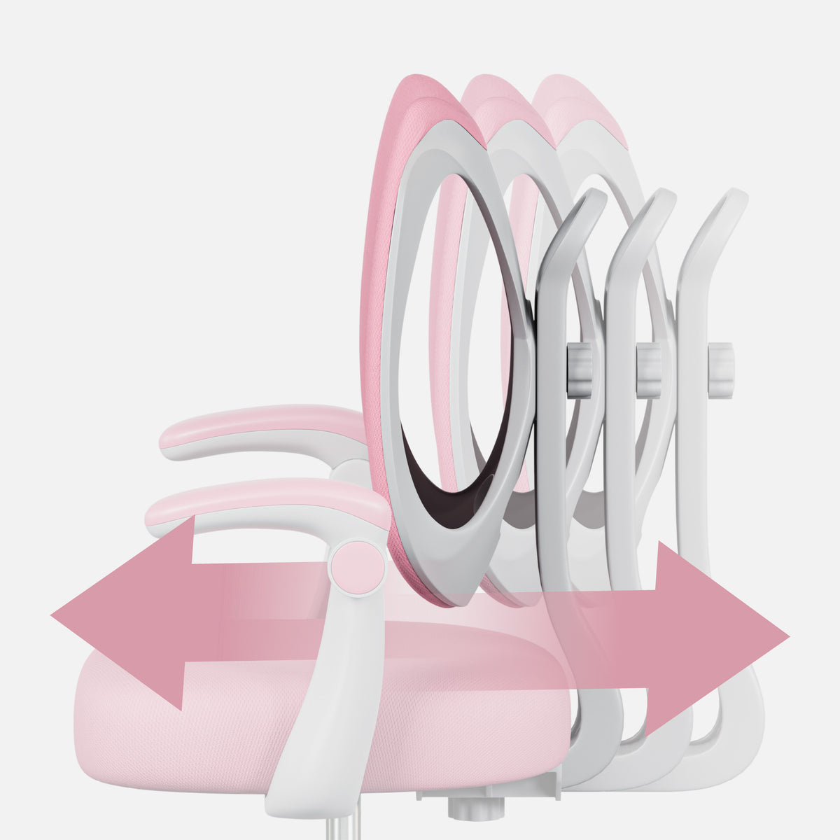 Mark Adler Junior 4.6 Rosa ergonomischer Kinderstuhl