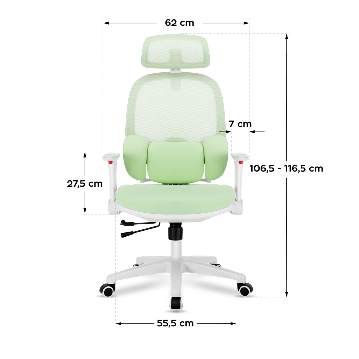 Mark Adler Junior 6.3 Grün ergonomischer Kinderstuhl