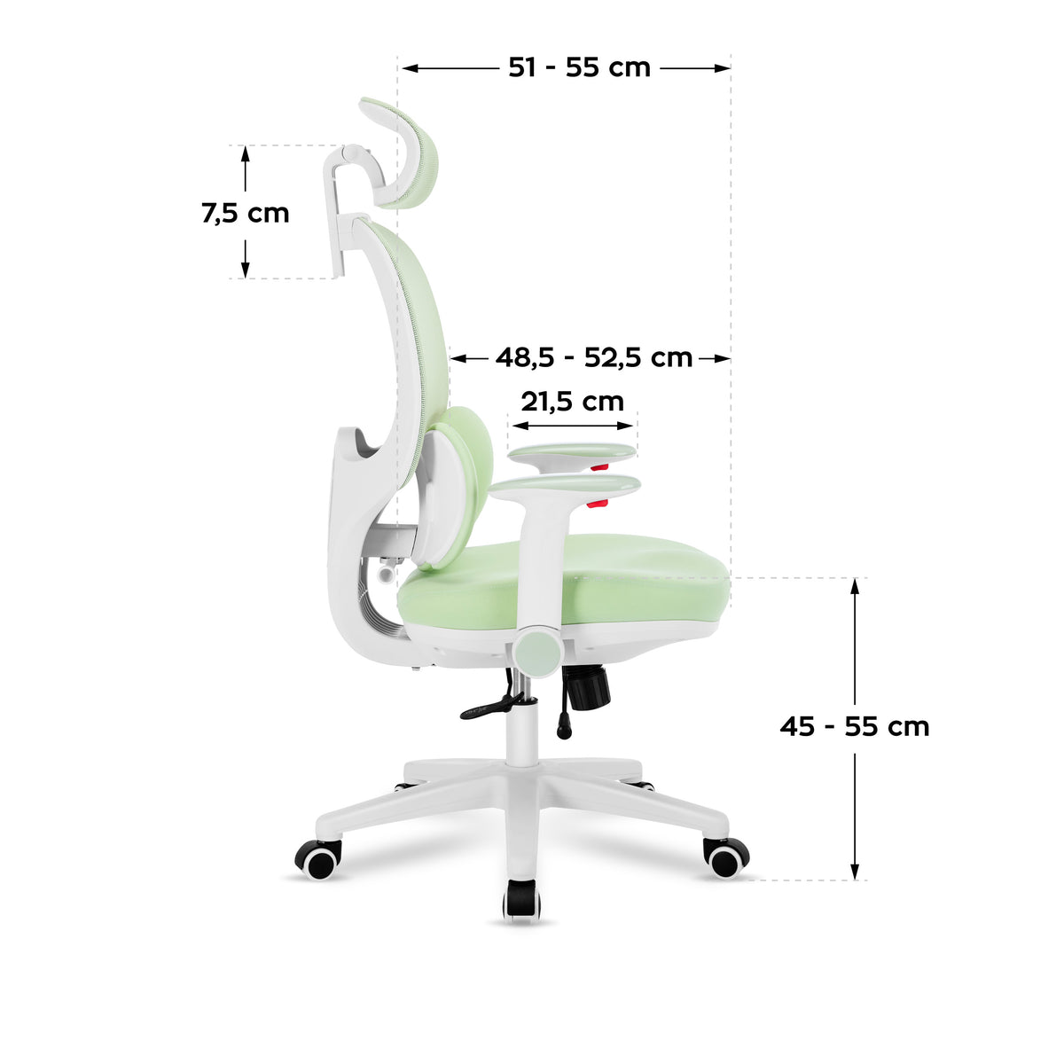 Mark Adler Junior 6.3 Grün ergonomischer Kinderstuhl