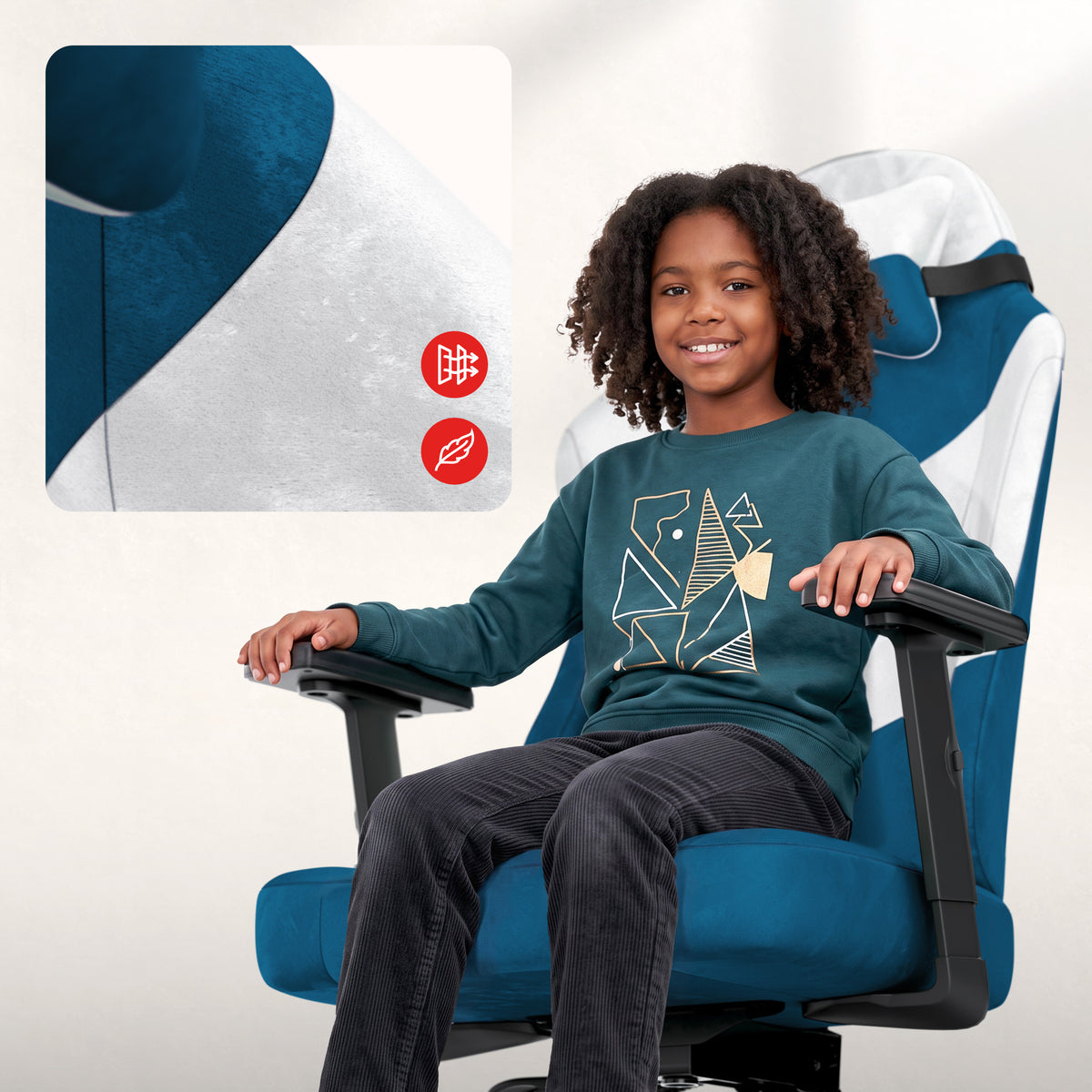 Gaming-Stuhl für Teenager Huzaro Ranger 5.7 Blau