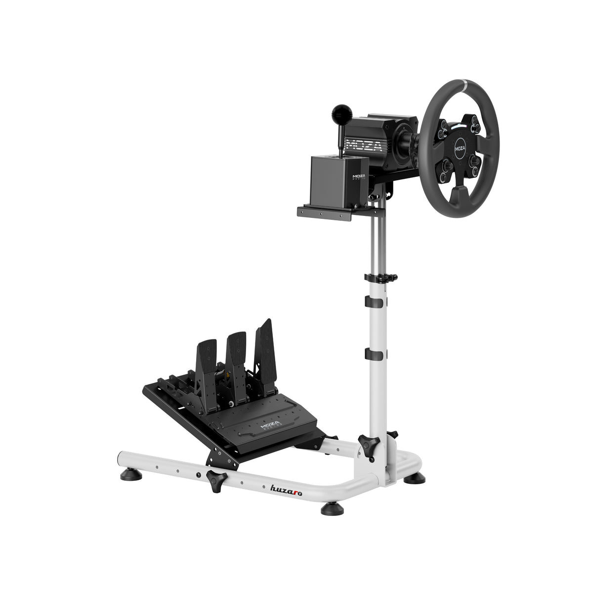 Huzaro Speed 2.0 White Sim Racing Lenkradständer